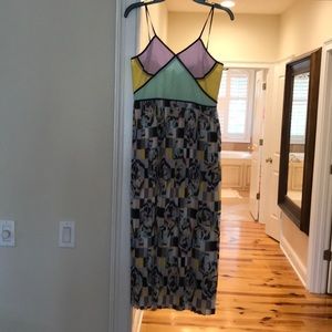 Raoul color block dress